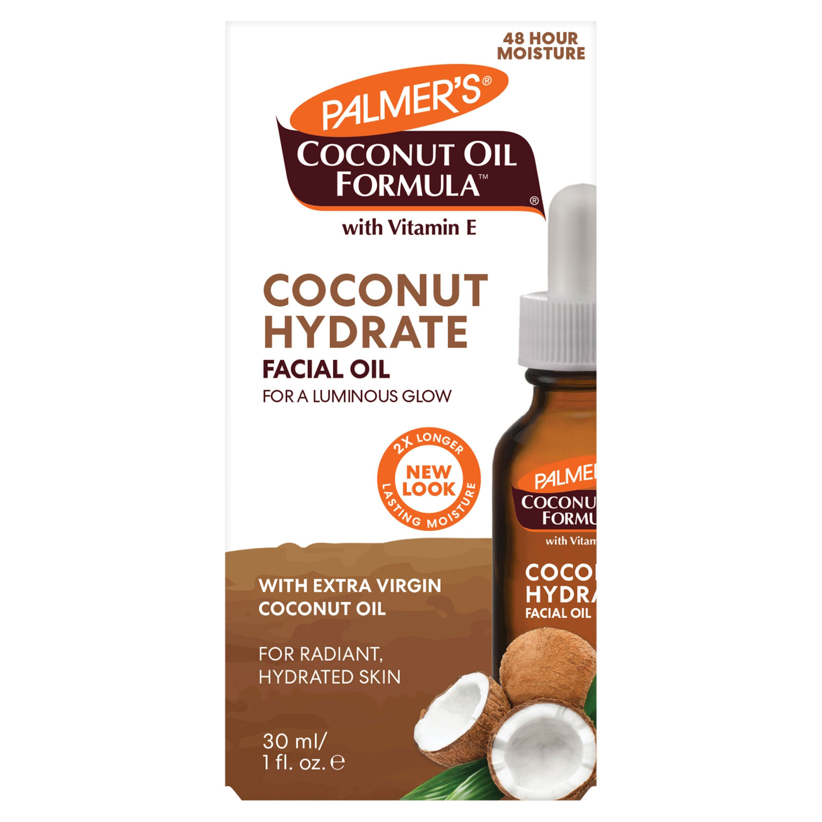 Palmers Coconut Oil Hydrate Facial Oil Luminous Glow 30ml